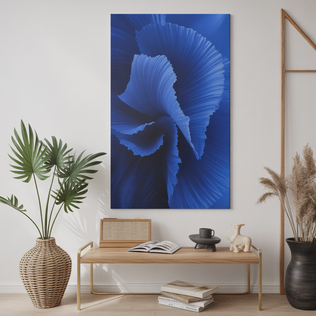 Royal Blue Luxury Canvas